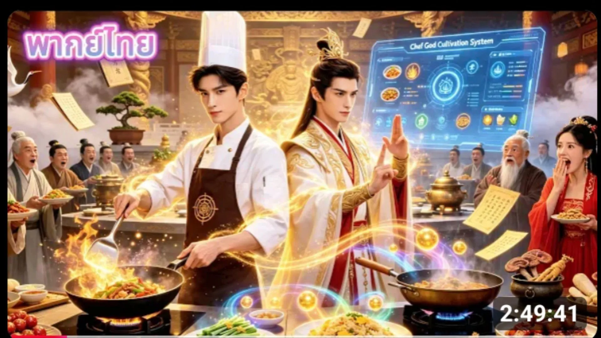ซีรีส์แนวตั้ง ทะลุมิติมาเป็นคนทำอาหารธรรมดา เปิดระบบเทพการทำอาหารให้คนทั้งสำนัก [พากย์ไทย] พากย์ไทย ครบทุกตอน คมชัด HD