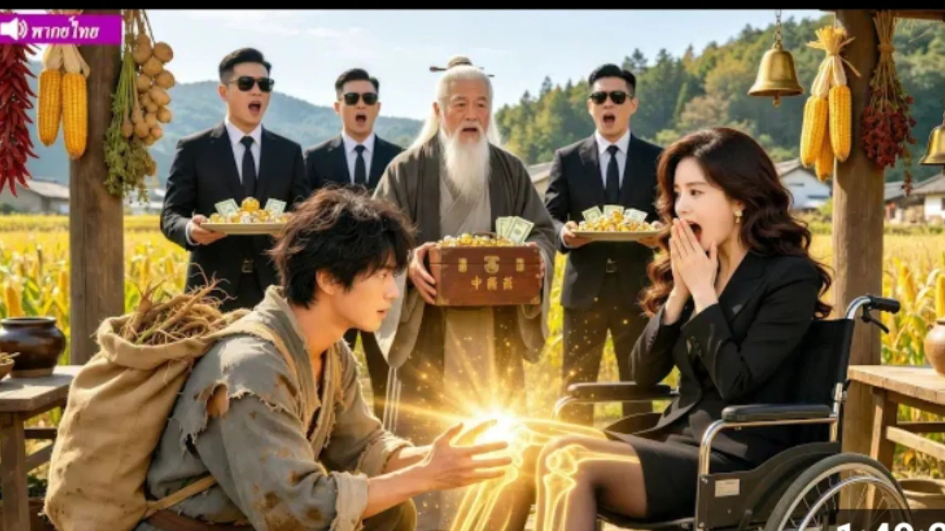 ซีรีส์แนวตั้ง (พากย์ไทย) CEOพิการรับขอทานเข้าบ้านเสริมดวง ที่จริงคือหมอเทพ พากย์ไทย ครบทุกตอน คมชัด HD