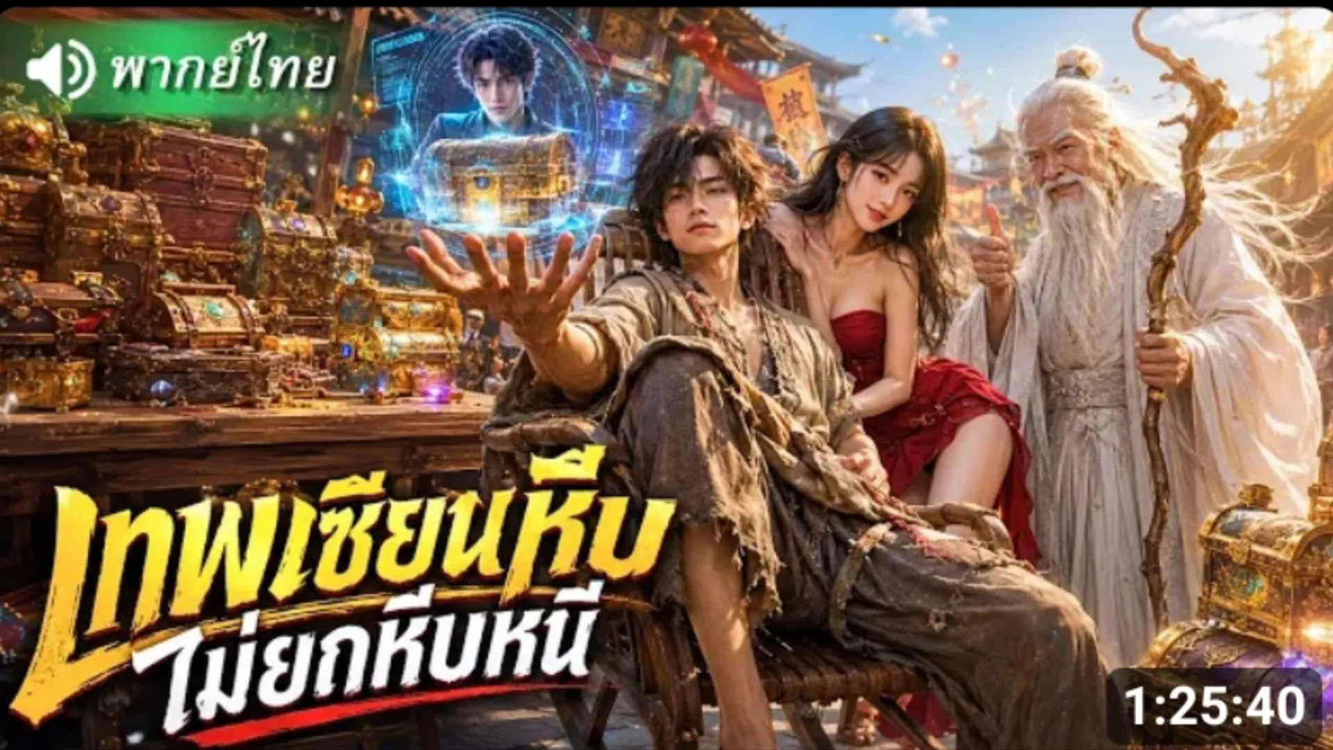 ซีรีส์แนวตั้ง (พากย์ไทย) ขอทานซกมกไร้ค่าริมถนน ดันผูกระบบเซียนหีบสมบัติ เปิด พากย์ไทย ครบทุกตอน คมชัด HD