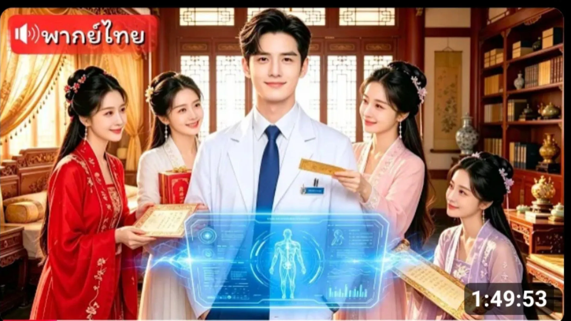 ซีรีส์แนวตั้ง (พากย์ไทย) หมอเทวดาหนุ่มทะลุมิติ รักษาจักรพรรดิหายได้รางวัลเศรษฐี พากย์ไทย ครบทุกตอน คมชัด HD