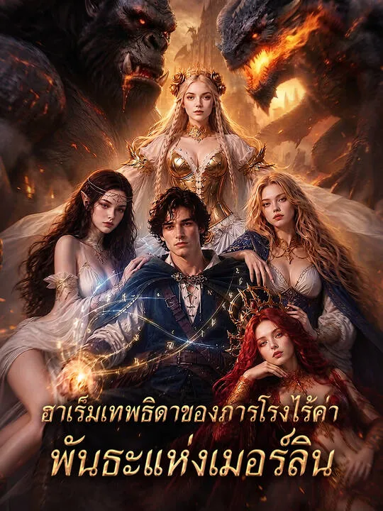 ซีรีส์แนวตั้ง ฮาเร็มเทพธิดาของภารโรงไร้ค่า: พันธะแห่งเมอร์ลิน ซับไทย ครบทุกตอน คมชัด HD