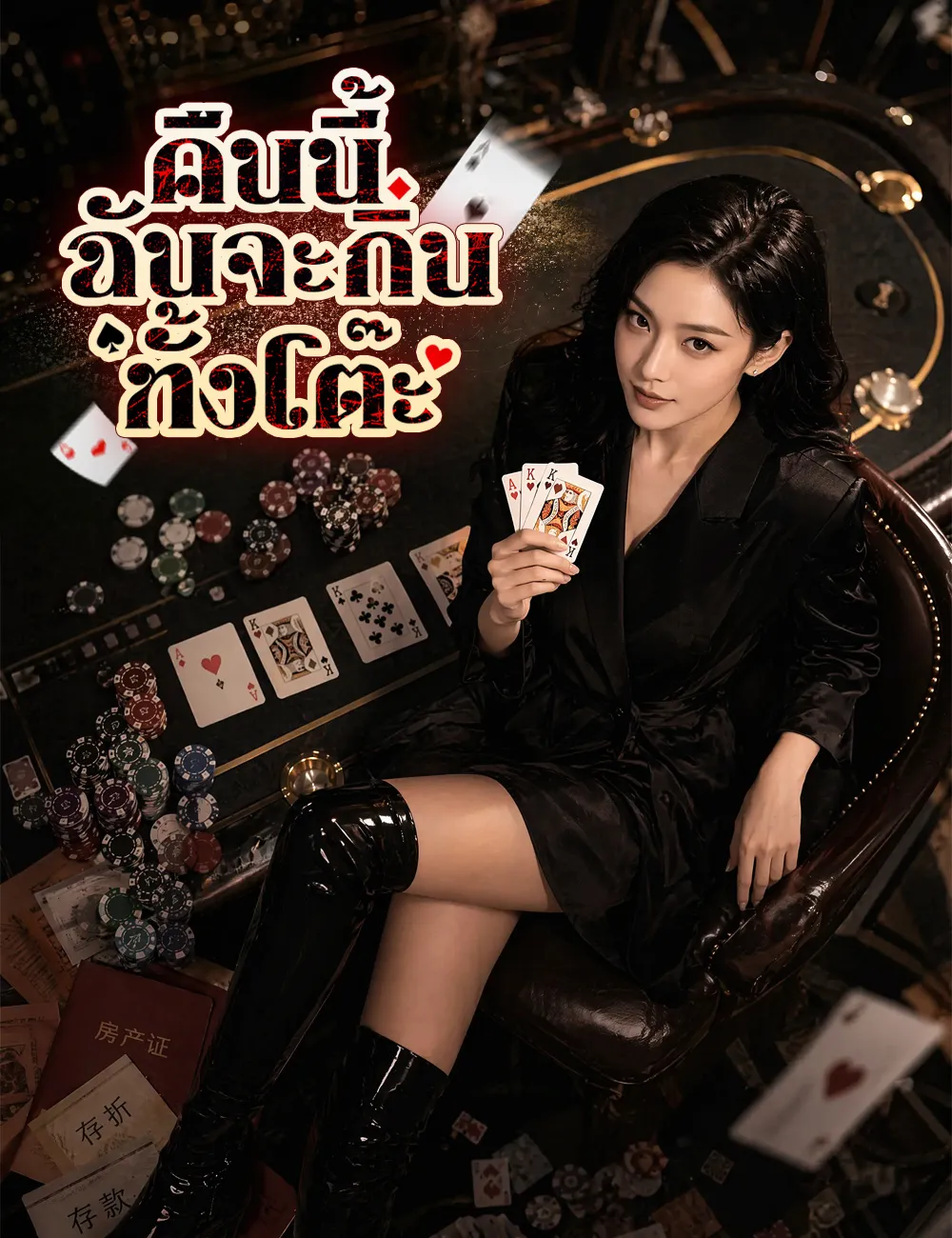 ซีรีส์แนวตั้ง คืนนี้ฉันจะกินทั้งโต๊ะ ซับไทย ครบทุกตอน ดูฟรี HD