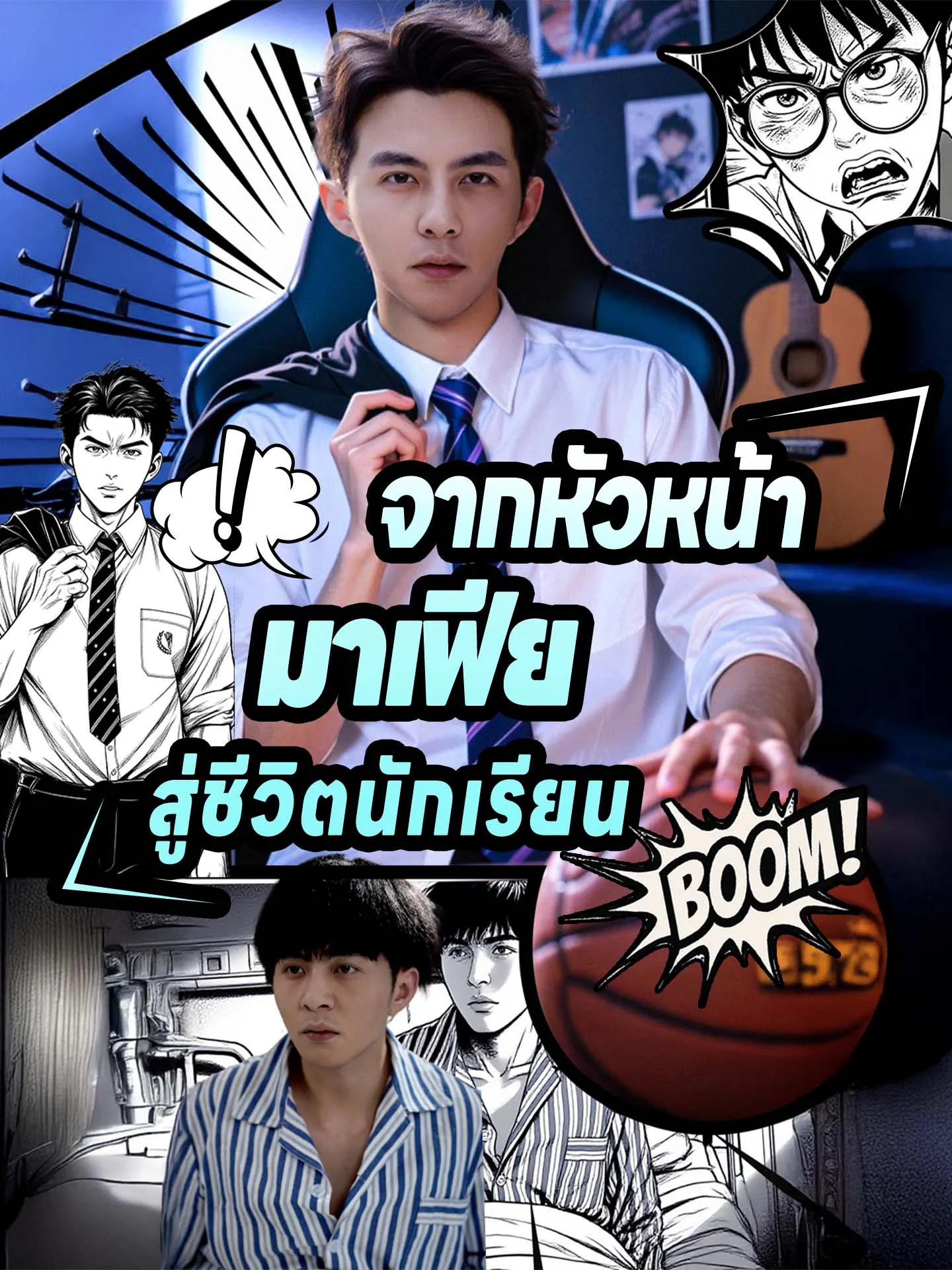 ซีรีส์แนวตั้ง จากหัวหน้ามาเฟียสู่ชีวิตนักเรียน ซับไทย ครบทุกตอน คมชัด HD