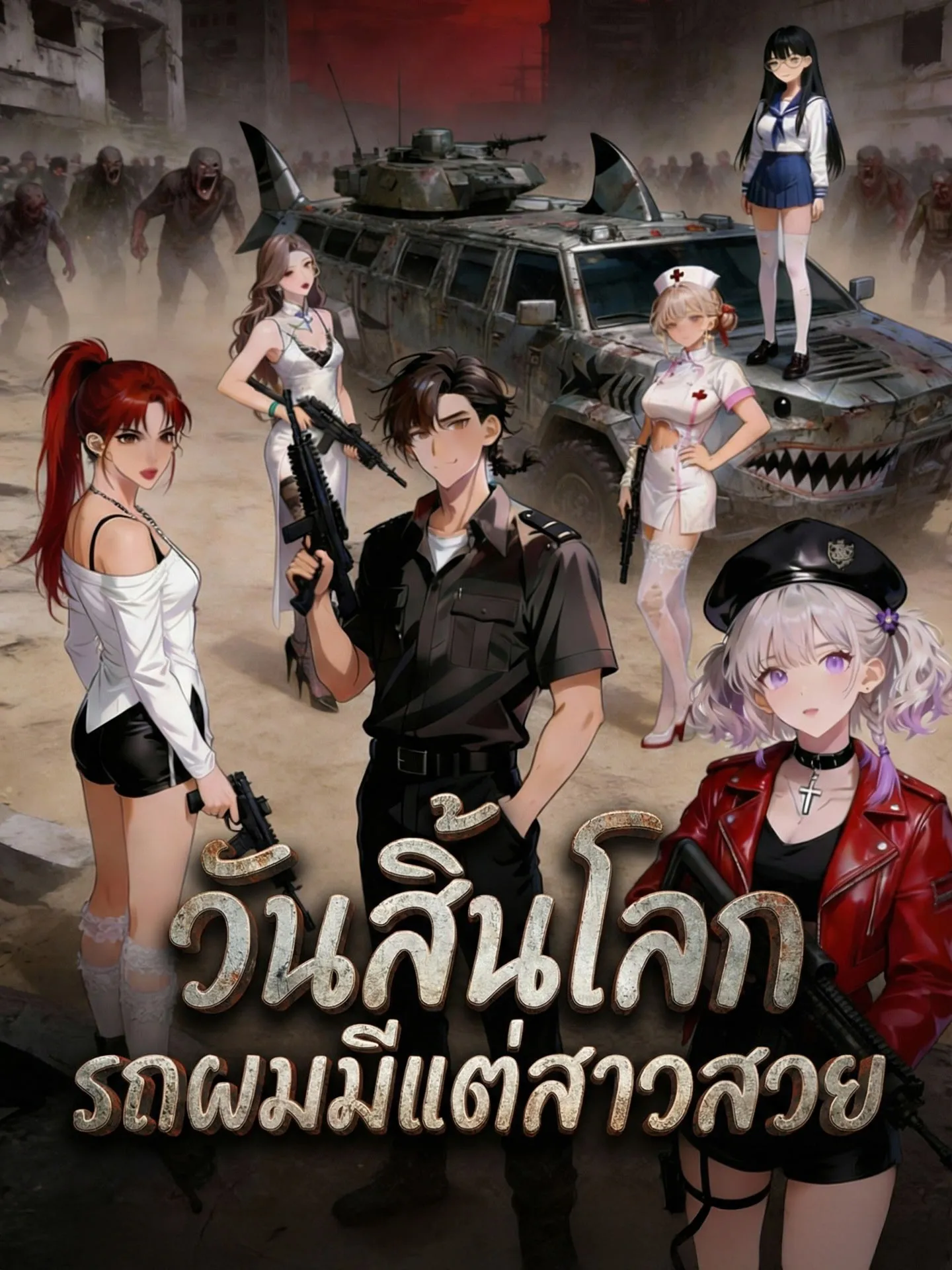 ซีรีส์แนวตั้ง วันสิ้นโลก รถผมมีแต่สาวสวย ซับไทย ครบทุกตอน ดูฟรี HD