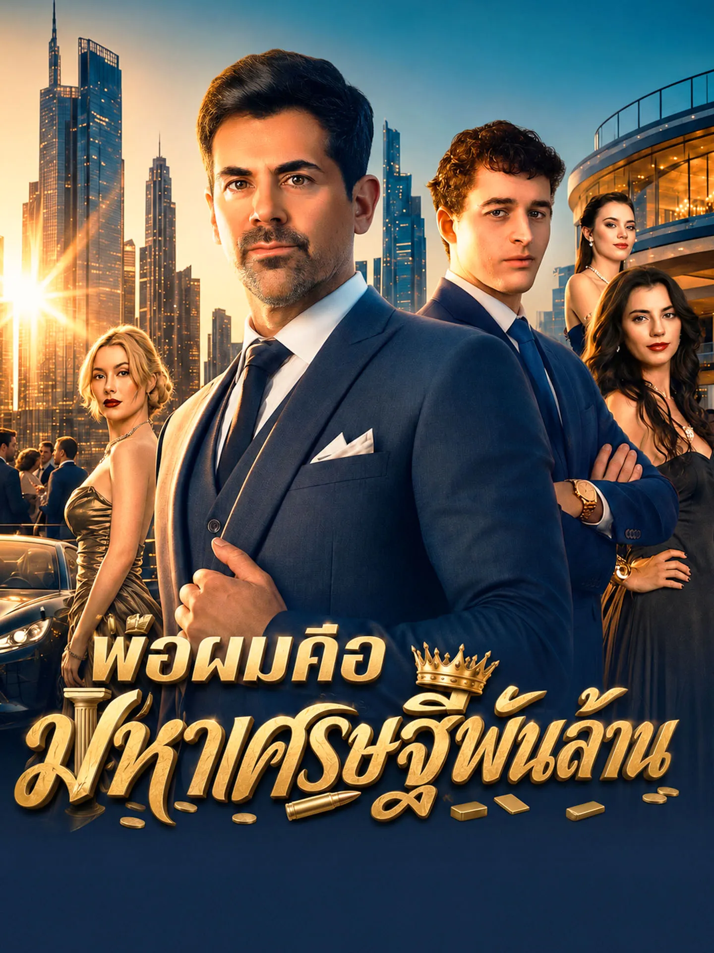 ซีรีส์แนวตั้ง พ่อผมคือมหาเศรษฐีพันล้าน ซับไทย ครบทุกตอน ดูฟรี HD