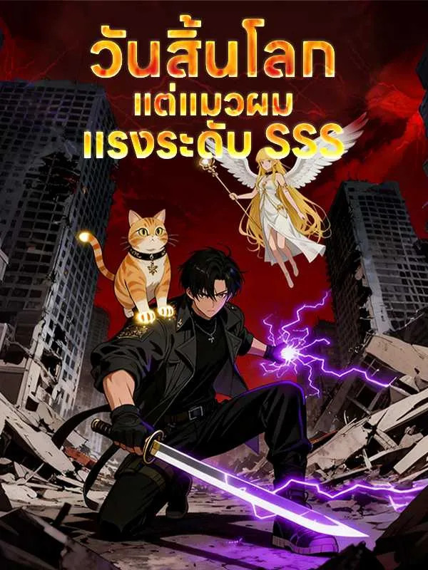 ซีรีส์แนวตั้ง วันสิ้นโลก แต่แมวผมแรงระดับ SSS ซับไทย ครบทุกตอน คมชัด HD
