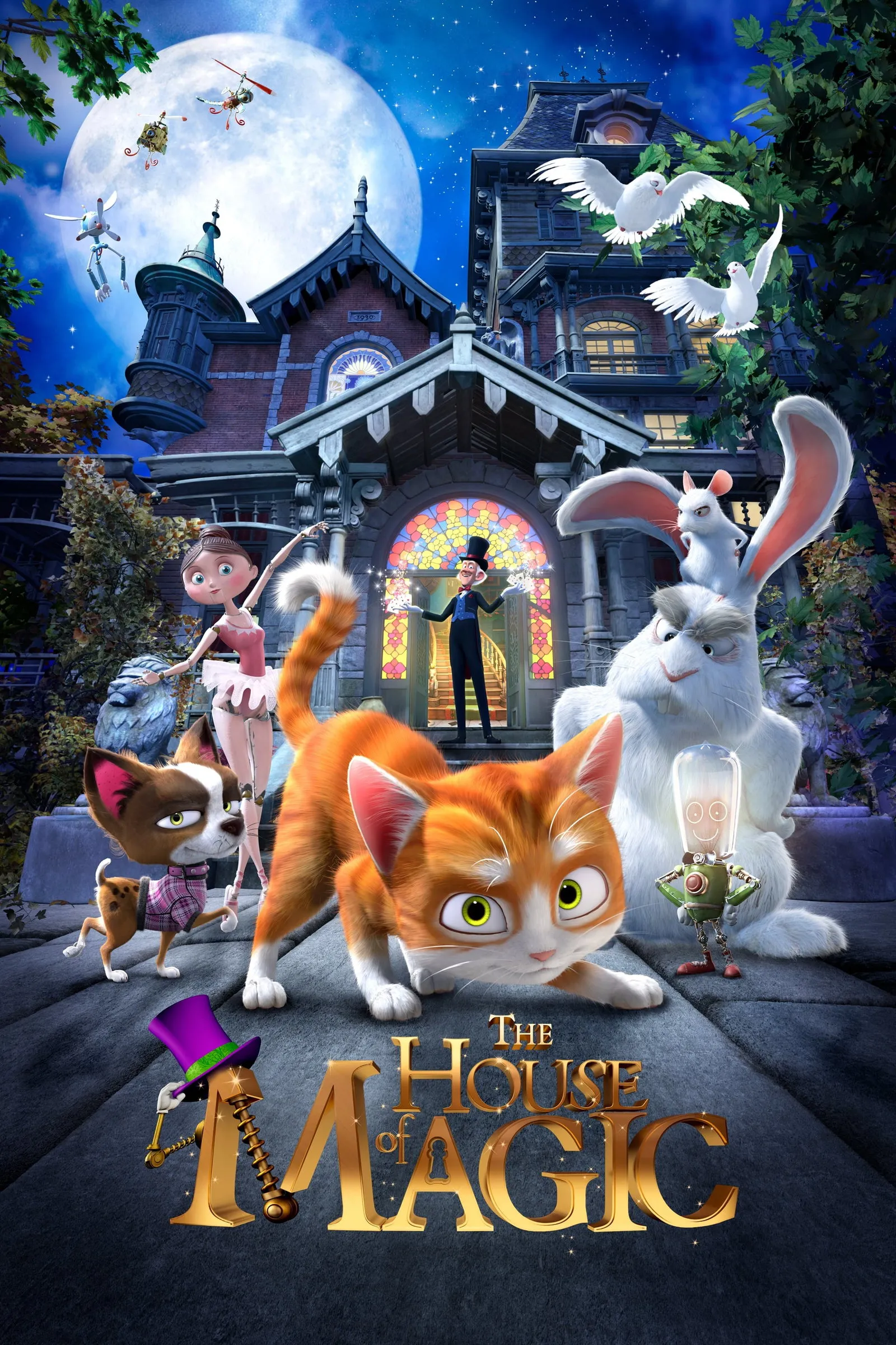 ภาพยนตร์ เหมียวน้อยพิทักษ์บ้านมายากล ซับไทย ครบทุกตอน ดูฟรี HD