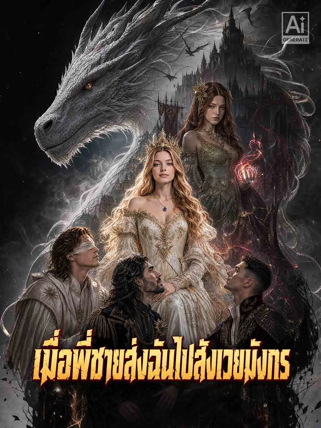 ซีรีส์แนวตั้ง เมื่อพี่ชายส่งฉันไปสังเวยมังกร ซับไทย ครบทุกตอน ดูฟรี HD