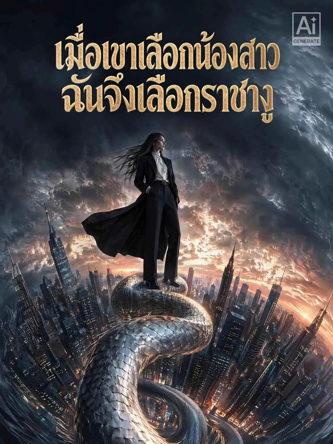 ซีรีส์แนวตั้ง เมื่อเขาเลือกน้องสาว ฉันจึงเลือกราชางู ซับไทย ครบทุกตอน คมชัด HD