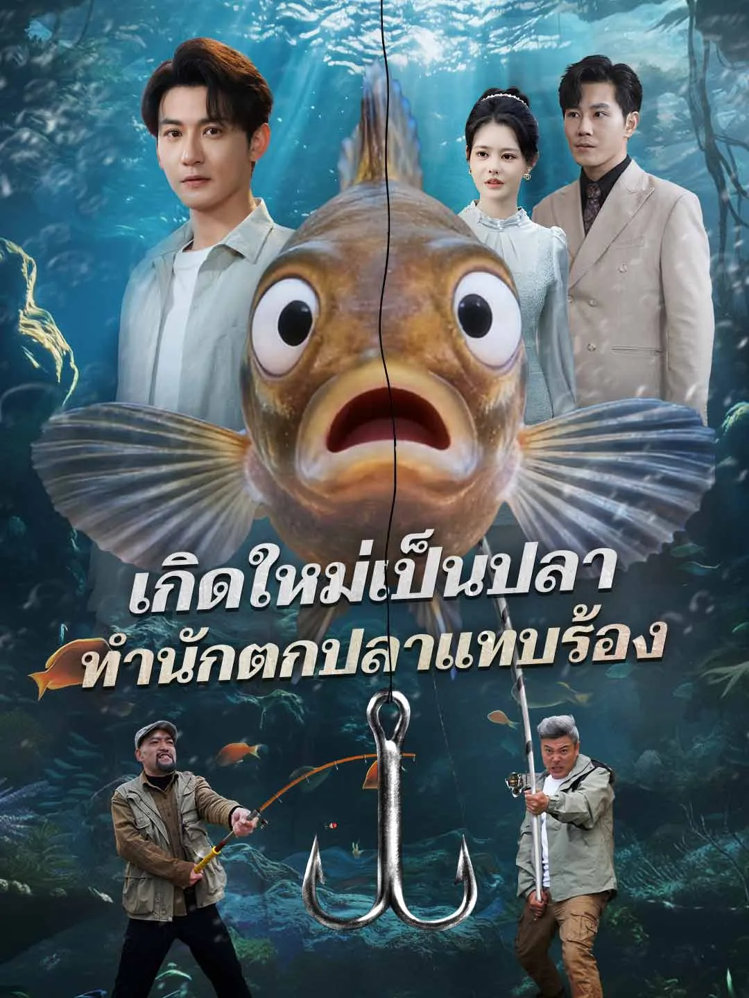 ซีรีส์แนวตั้ง (พากย์) เกิดใหม่เป็นปลา ทำนักตกปลาแทบร้อง พากย์ไทย ครบทุกตอน ดูฟรี HD