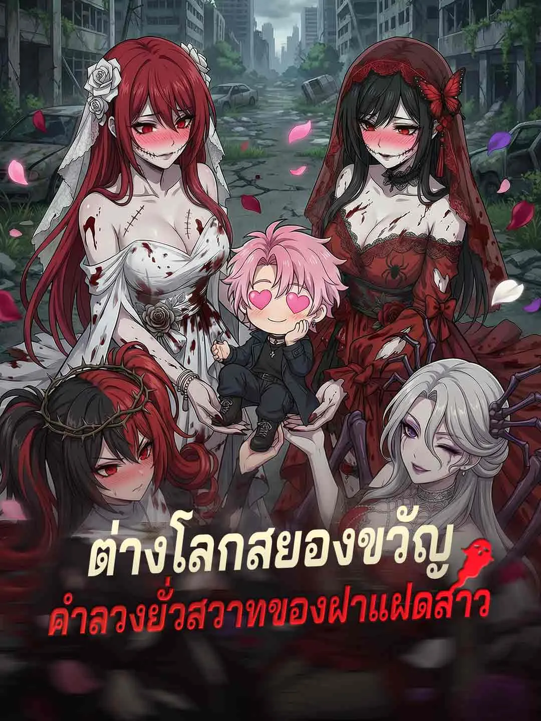 ซีรีส์แนวตั้ง (พากย์)ต่างโลกสยองขวัญคำลวงยั่วสวาทของฝาแฝดสาว(พากย์) พากย์ไทย ครบทุกตอน ดูฟรี HD