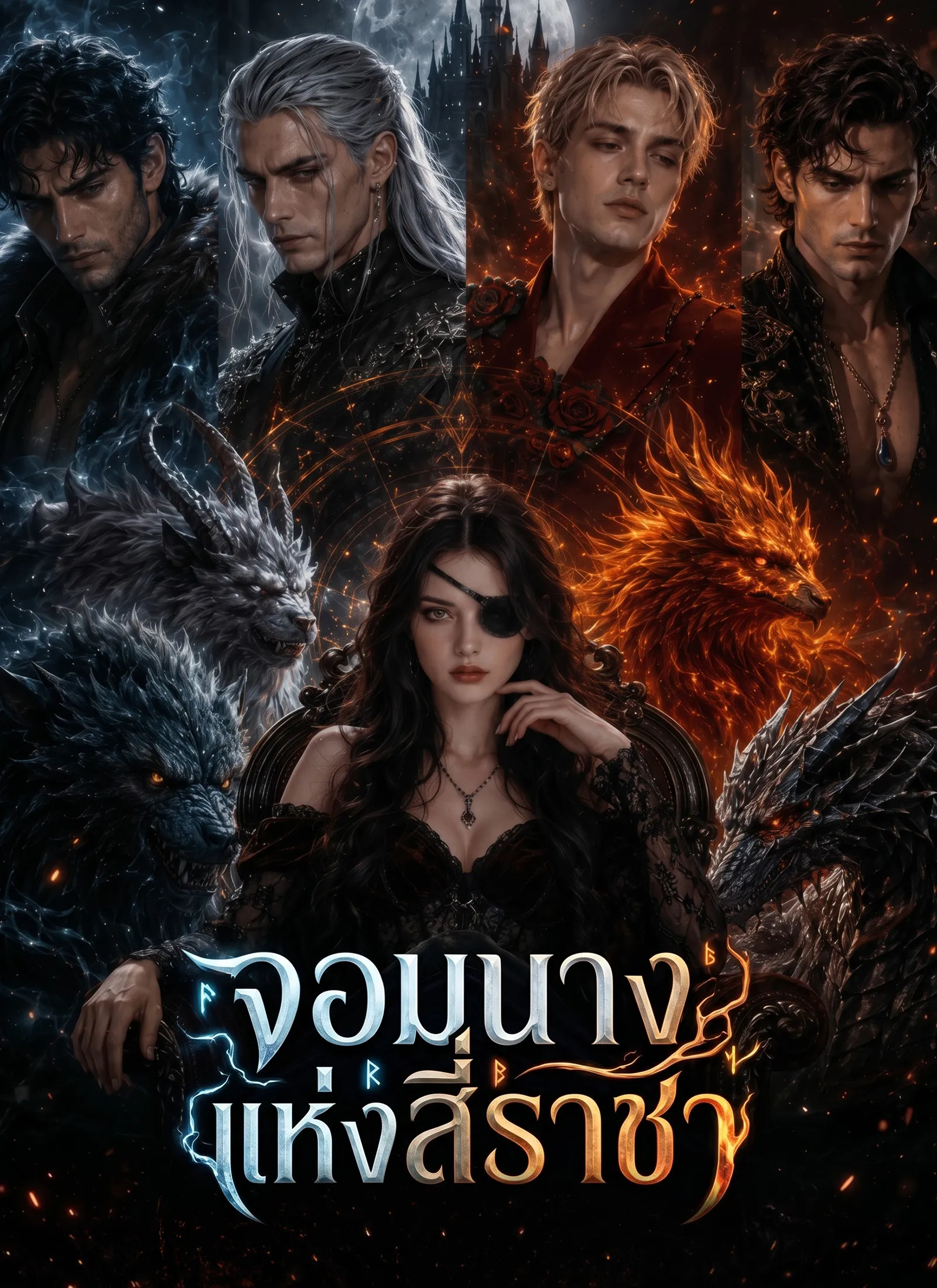 ซีรีส์แนวตั้ง จอมนางแห่งสี่ราชา ซับไทย ครบทุกตอน ดูฟรี HD