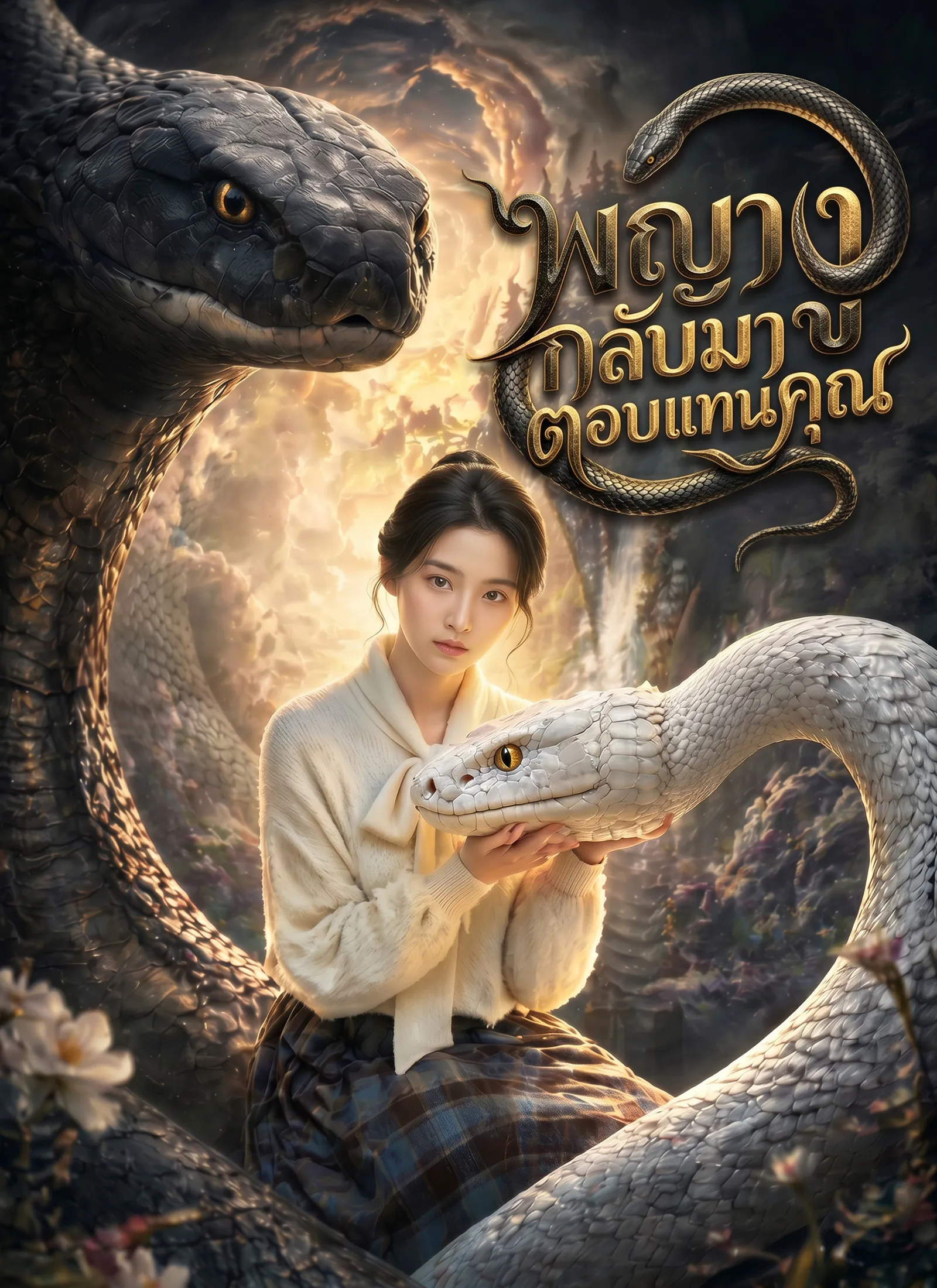 ซีรีส์แนวตั้ง พญางูกลับมาตอบแทนคุณ ซับไทย ครบทุกตอน คมชัด HD