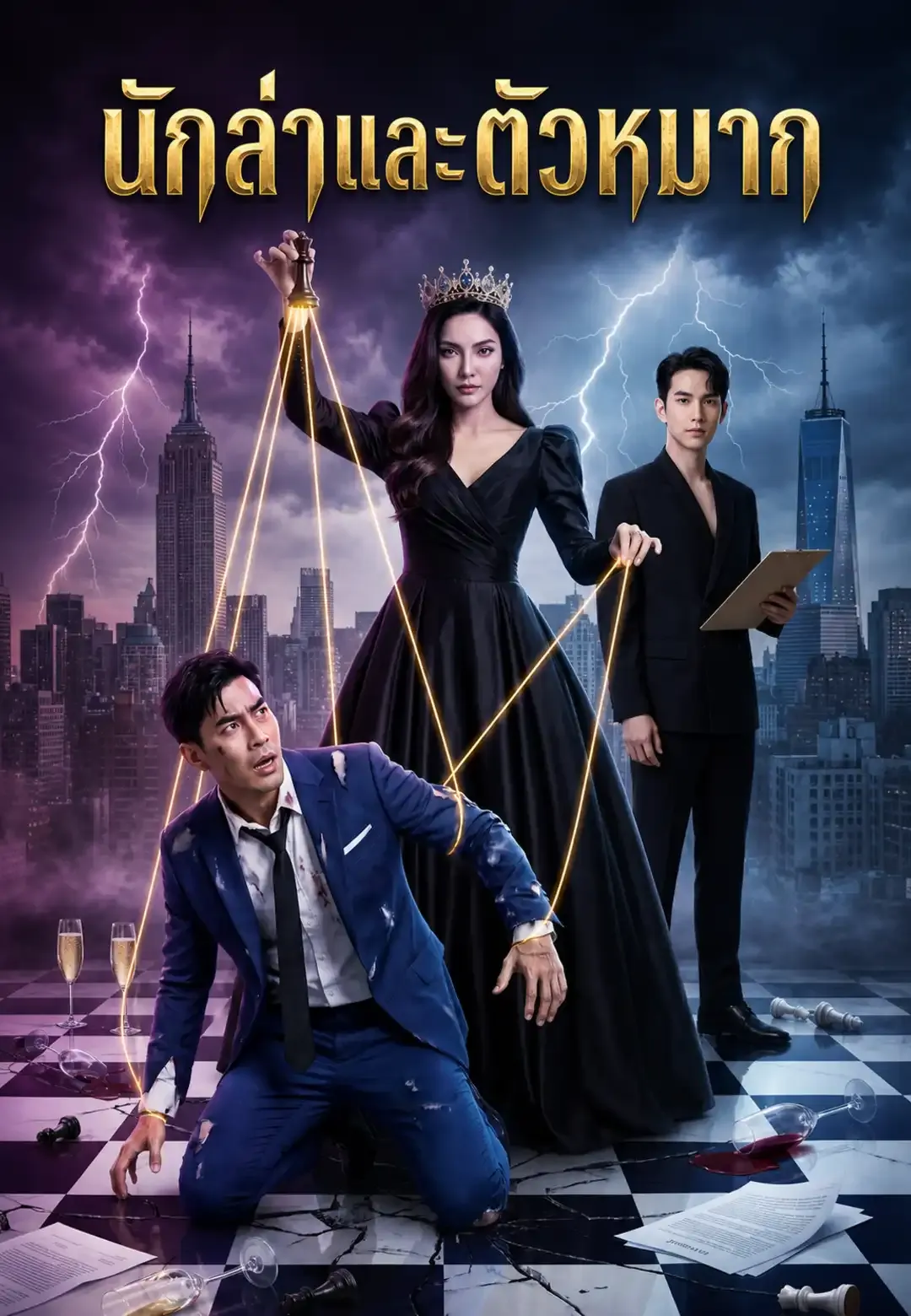 ซีรีส์แนวตั้ง นักล่าและตัวหมาก ซับไทย ครบทุกตอน ดูฟรี HD