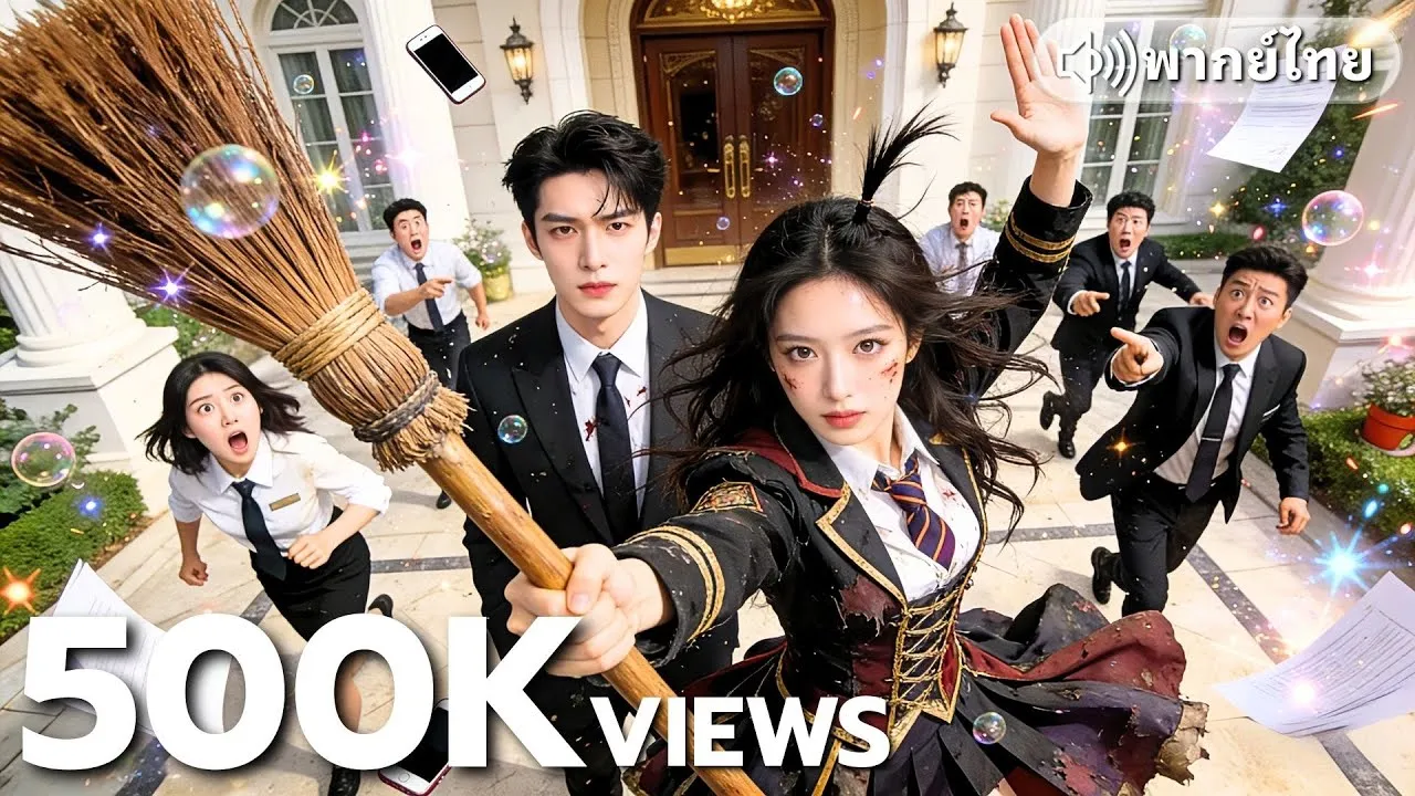ซีรีส์แนวตั้ง (พากย์ไทย) สาวเกิดใหม่แกล้งบ้า แต่เสียงในใจหลุดกลางตระกูล! ตัวปลอมหน้าชา ตัวจริงเอาคืนสุดแซ่บ พากย์ไทย ครบทุกตอน คมชัด HD
