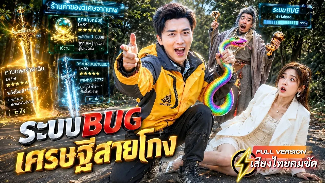 ซีรีส์แนวตั้ง (พากย์ไทย) หนุ่มจนอกหักครั้งเดียว ดวงเฮงเปิดระบบเทพ! ดูดพิษช่วย CEO สาวรอดตาย จนเธอตกหลุมรักยอมยกทุกอย่างให้ พากย์ไทย ครบทุกตอน คมชัด HD